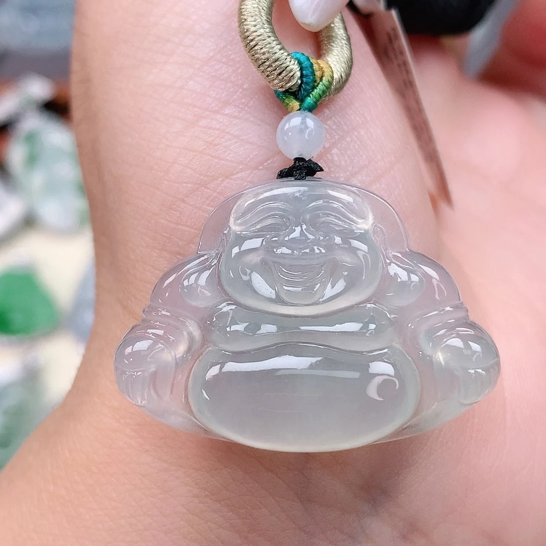 颈饰未镶嵌翡翠佛公