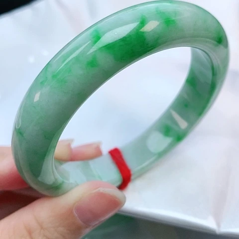 未镶嵌手镯翡翠55圈口882682