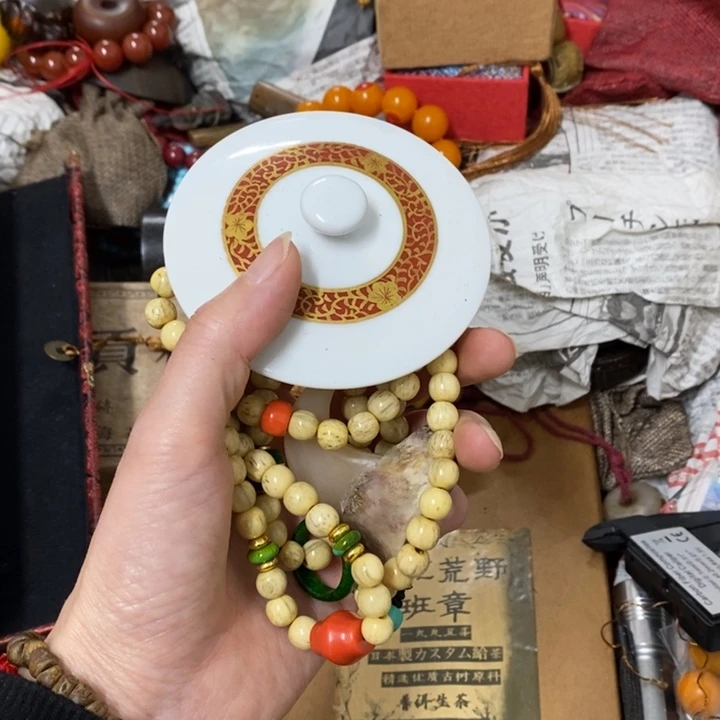 瓷片哈哈中古工艺品一件