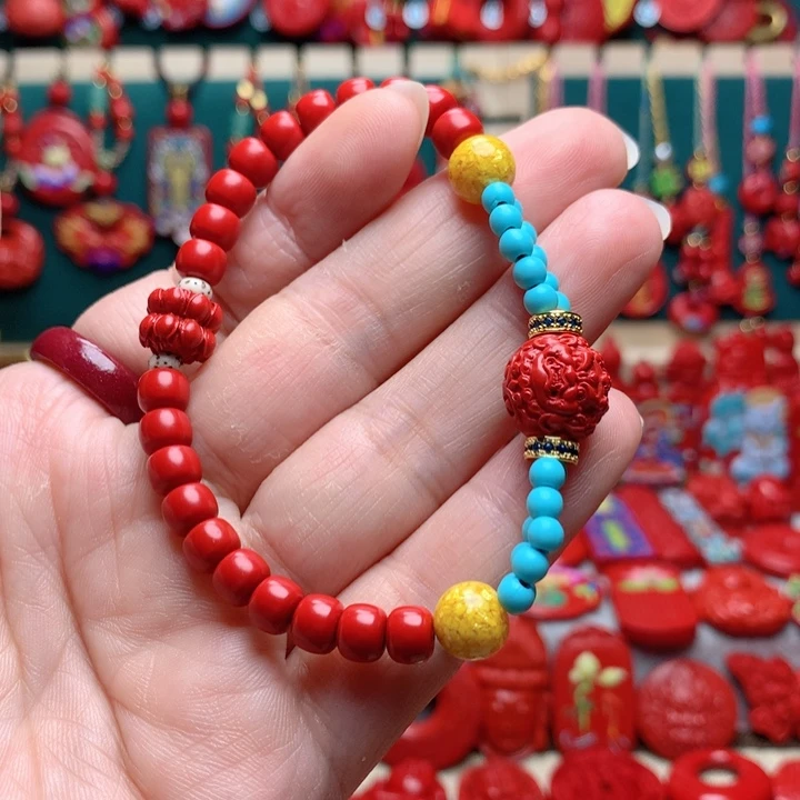 含辰砂工艺品手串