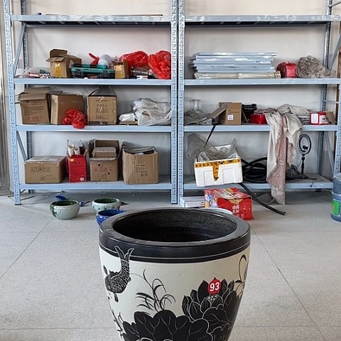 陶瓷陶瓷56高度陶瓷鱼缸