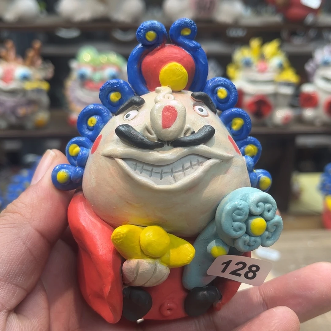 陶瓷纯手工抽象陶瓷摆件128