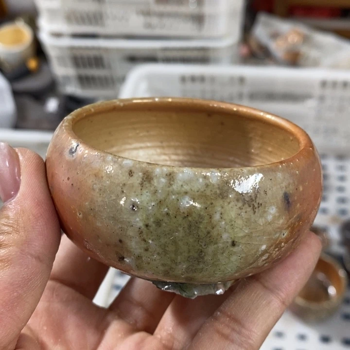 柴烧裸烧纯手工制作瑕疵瑕疵