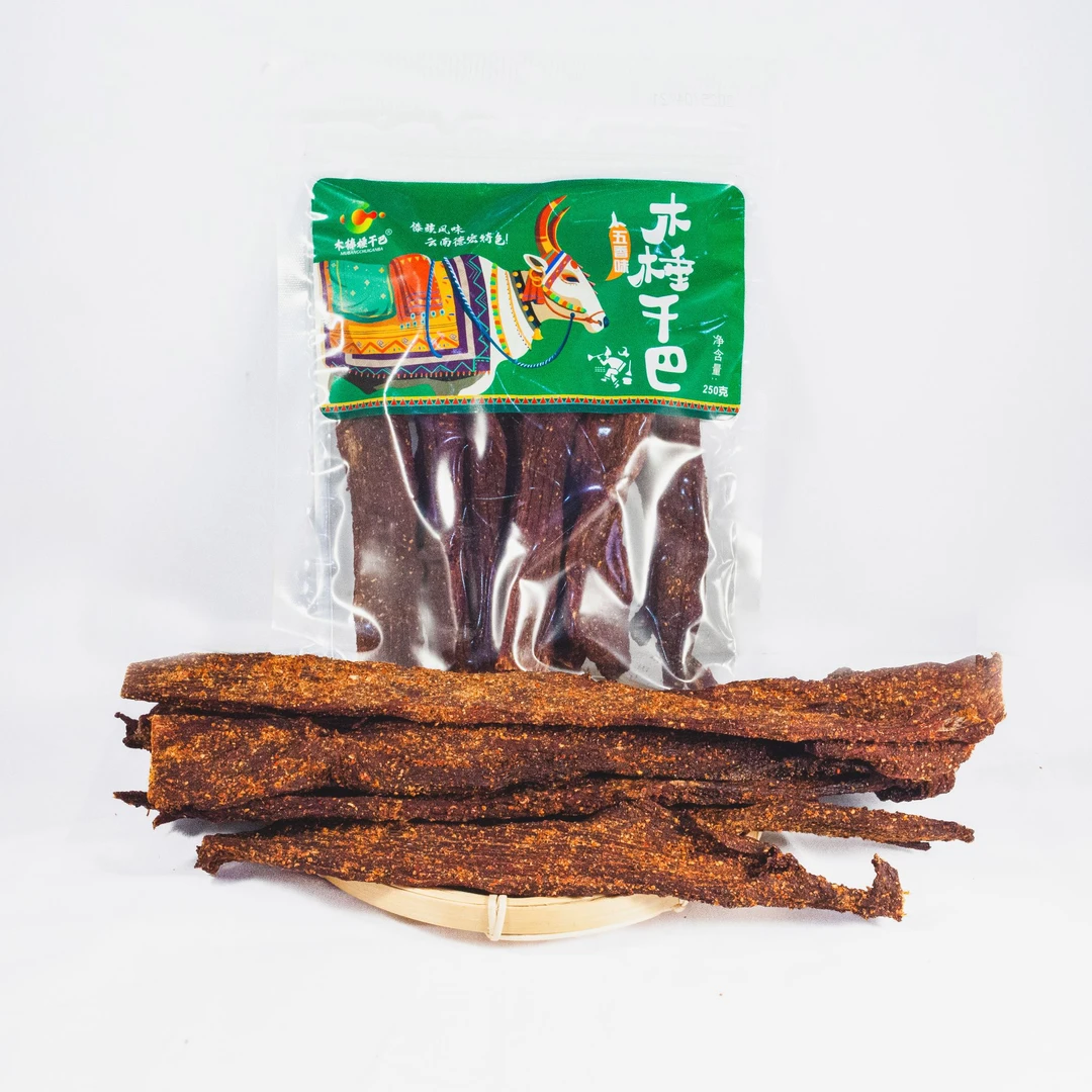 木棒棰干巴250克纯牛肉干木棰干巴麻辣、五香牛干巴