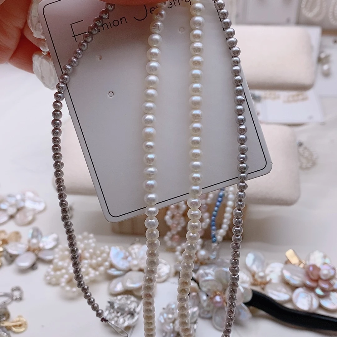 淡水珍珠耳饰未镶嵌