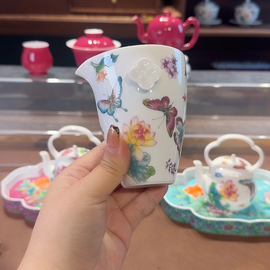 珐琅彩主人杯茶具套装