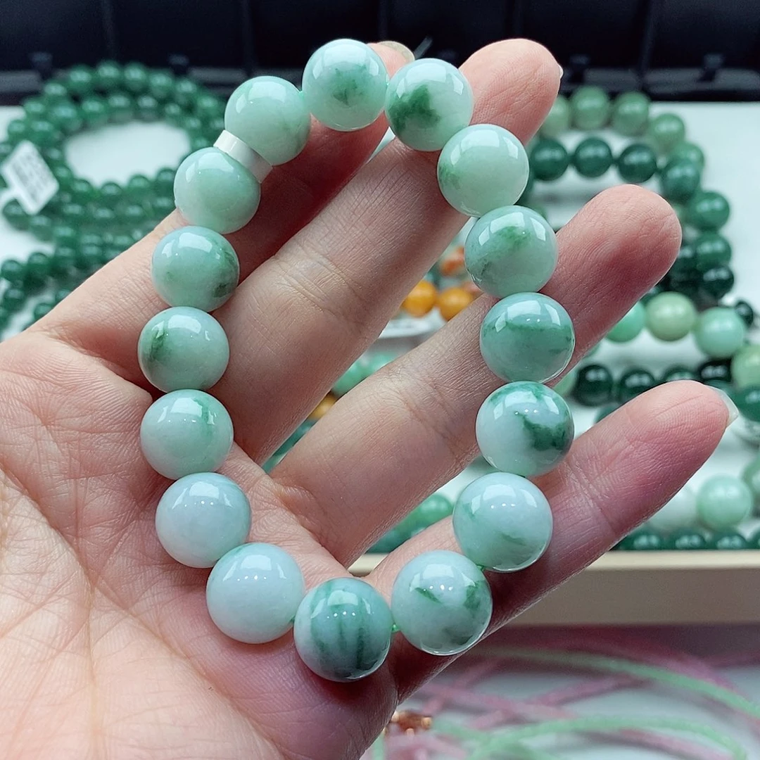 翡翠未镶嵌毛衣链