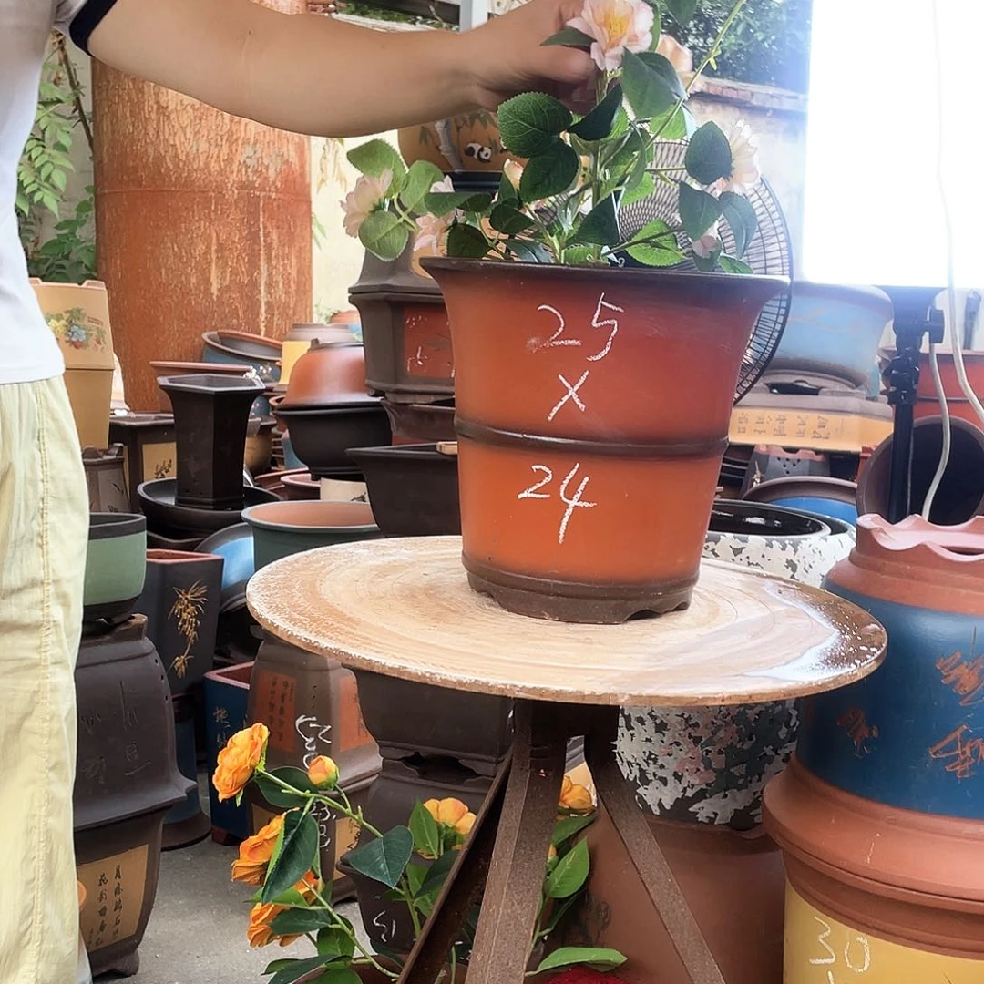 25仿古种树花盆紫砂花盆紫砂
