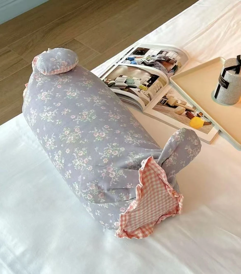 新款全棉纯棉儿童成人通用荞麦枕芯卡通枕头枕