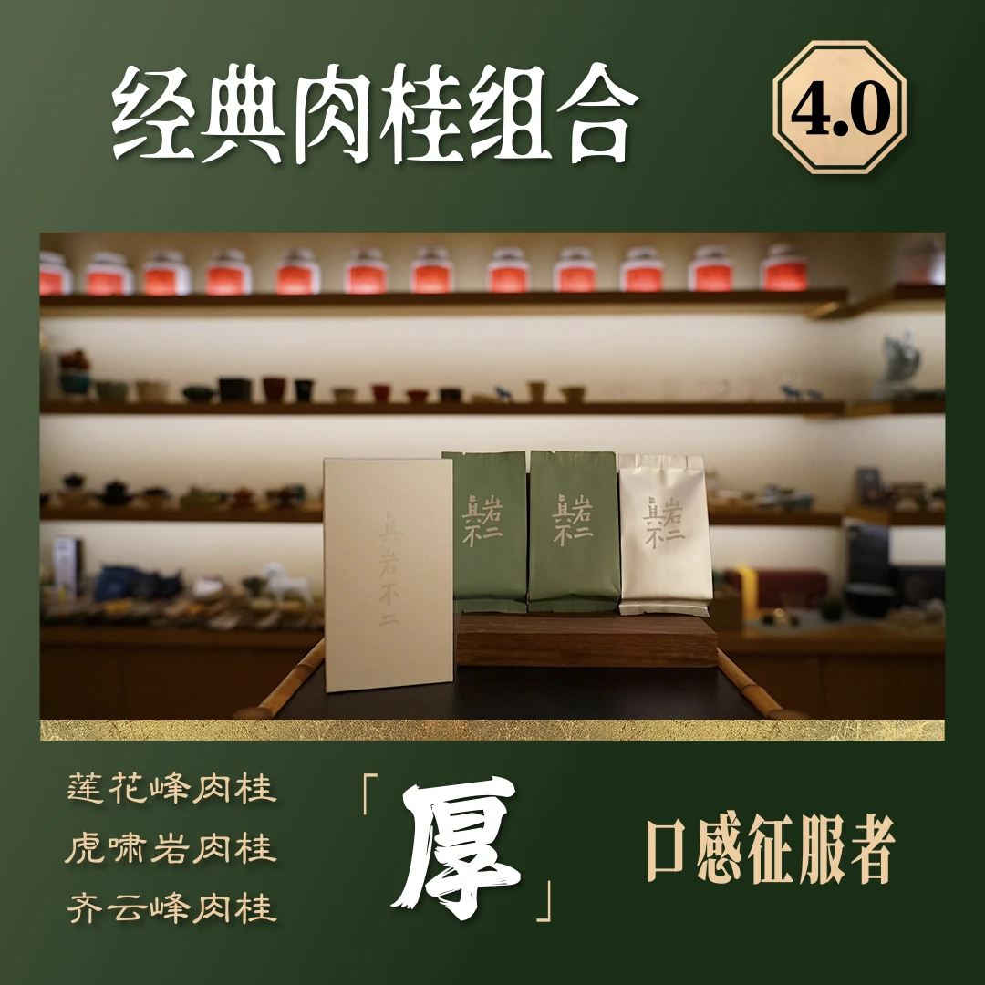 【经典肉桂组合4.0】莲花峰肉桂 齐云峰肉桂 虎啸岩肉桂 正岩纯料