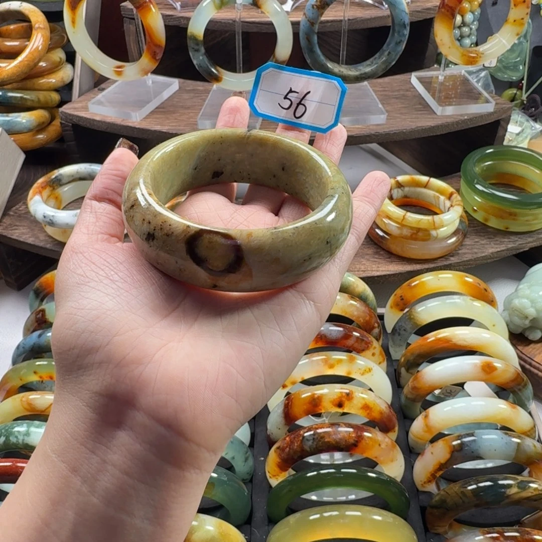 蛇纹石玉合金手镯