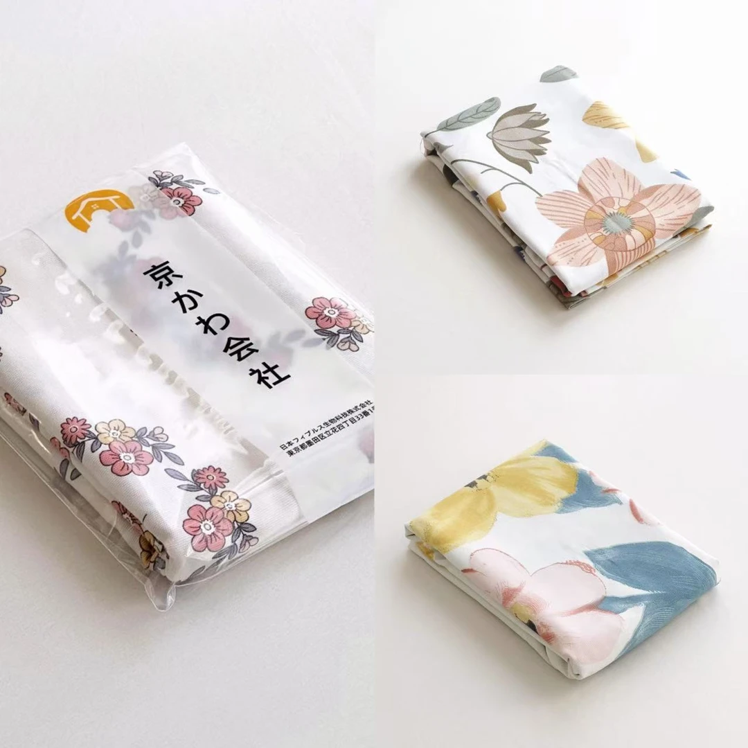 【京かわ会社】 加厚细纱汉麻帆布枕套50*80cm  组合花色