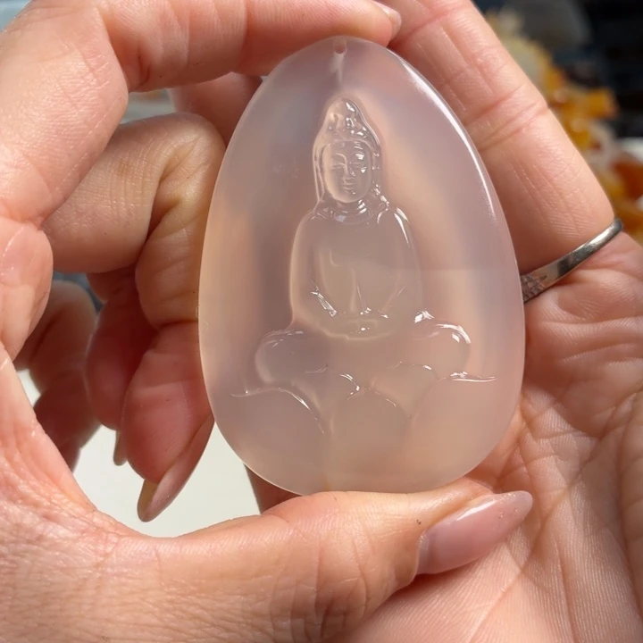 玛瑙/玉髓未镶嵌吊坠(不含链)