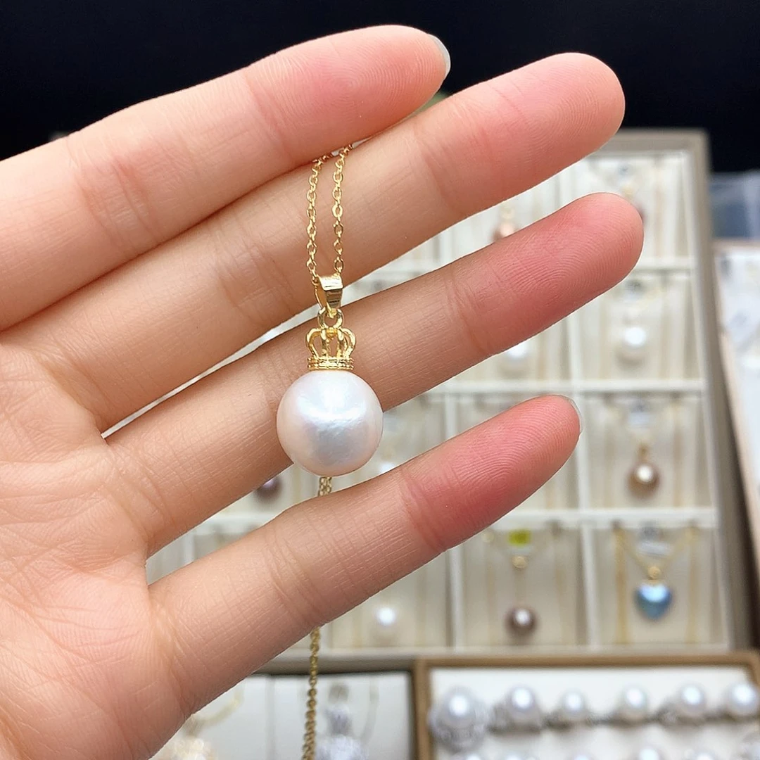 淡水珍珠合金颈饰