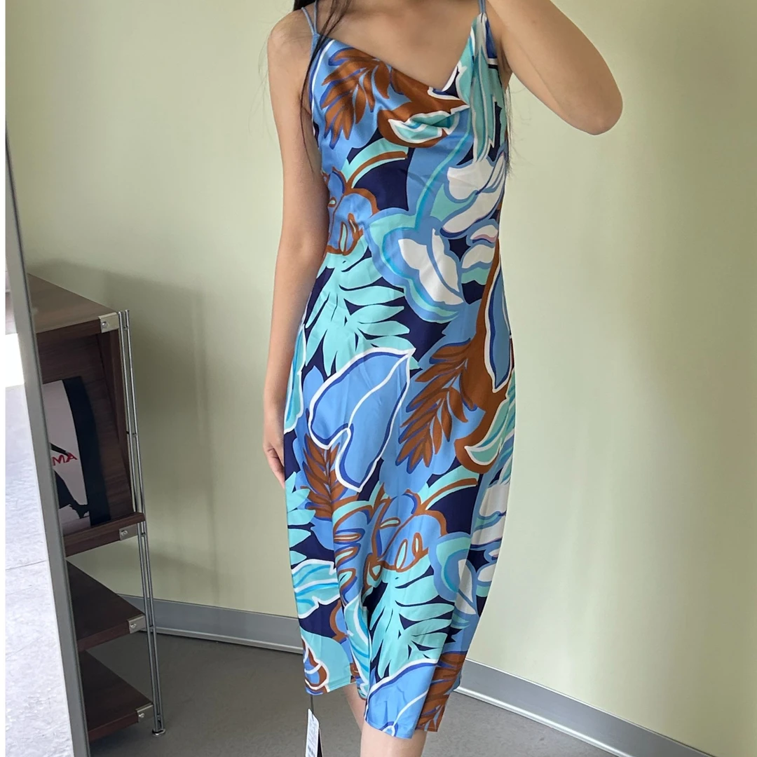 AMASS 缎曳微芒修身连衣裙 5500456