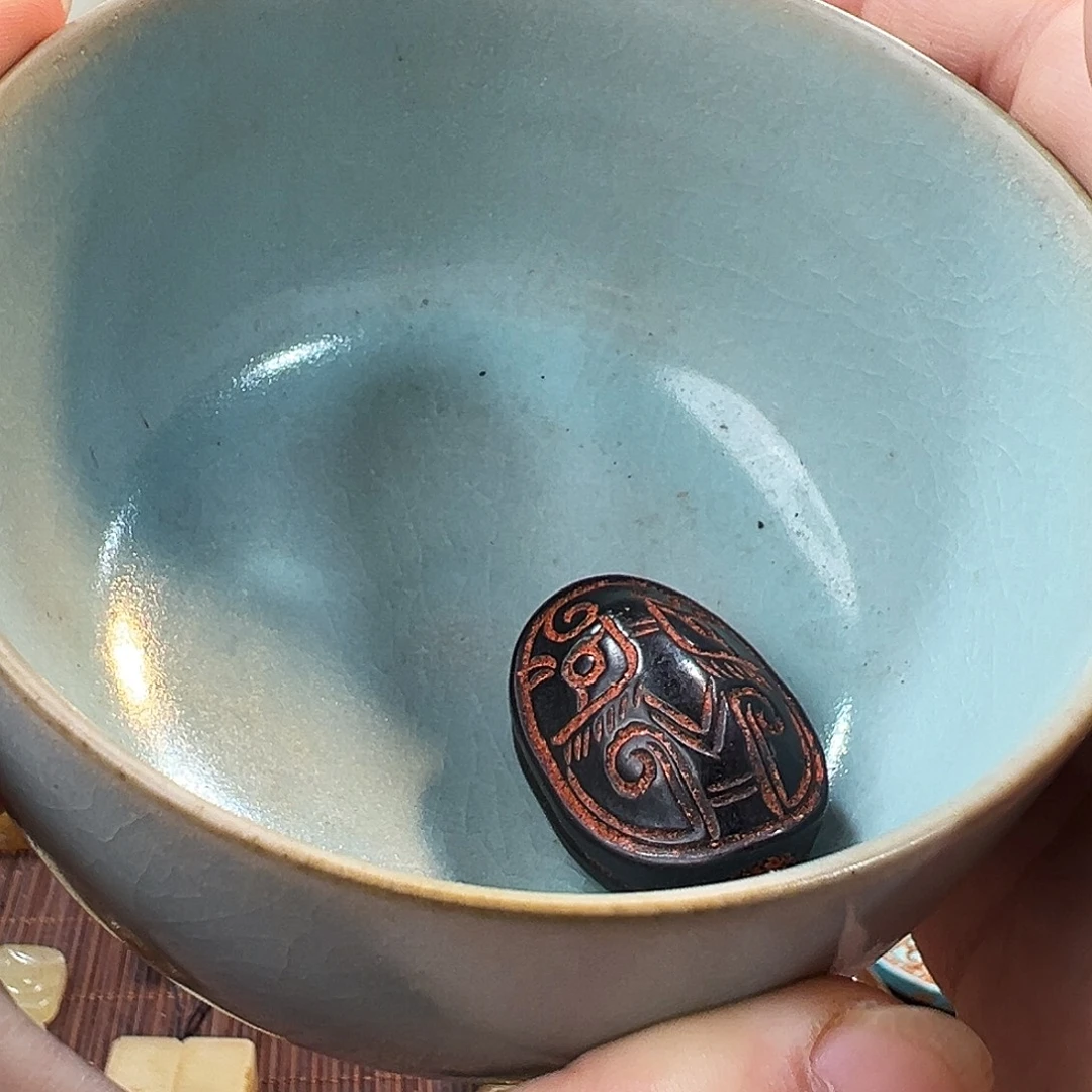 雄***哥瓷片五大名窑瓷器摆件瓷片