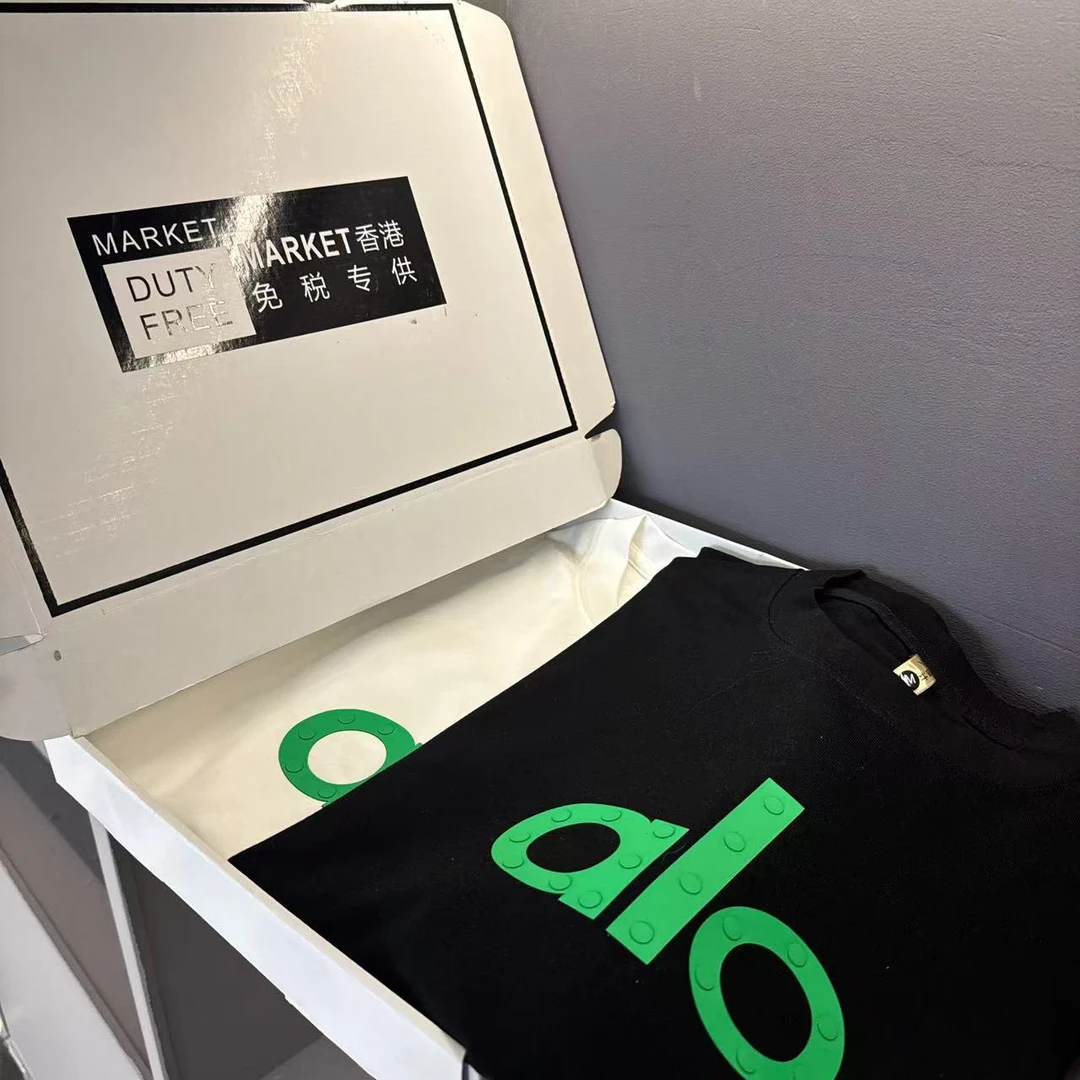 (8110)爆 aio乐高 春夏新款重磅潮牌时尚纯棉圆领男短袖