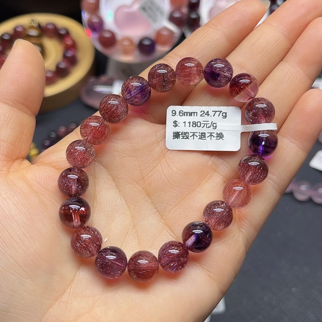 果***果水晶手链未镶嵌天然水晶