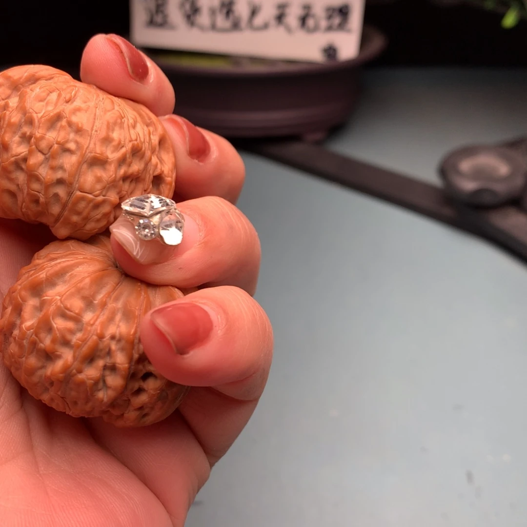 文玩核桃把件磨盘3839