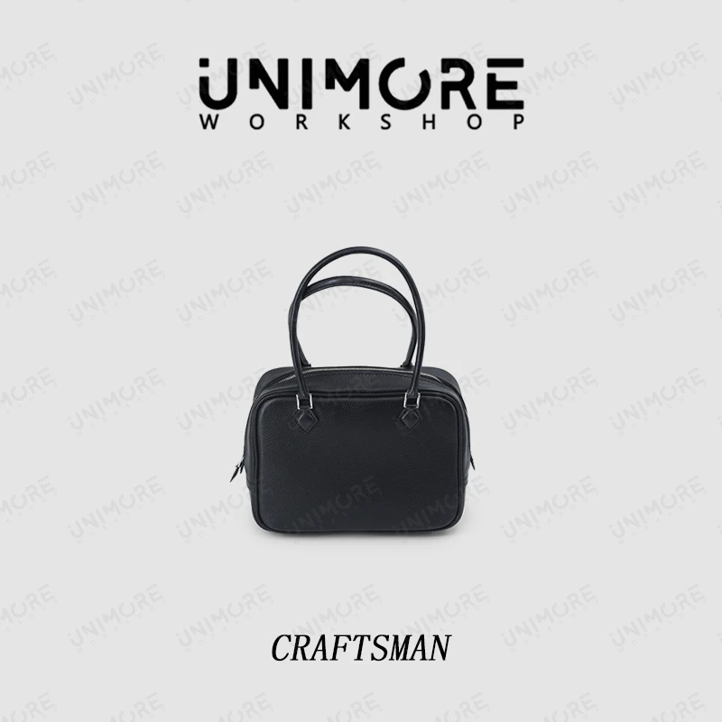 造物至定制【羽毛】头层牛皮全钢 法羊 时尚提斜跨包