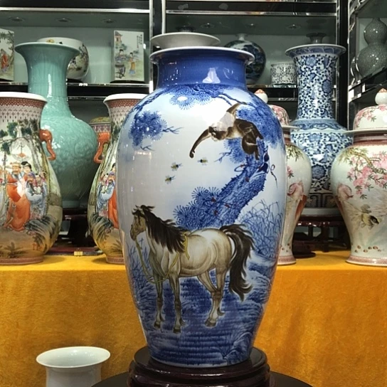 陶摆件景德镇陶瓷花瓶摆件