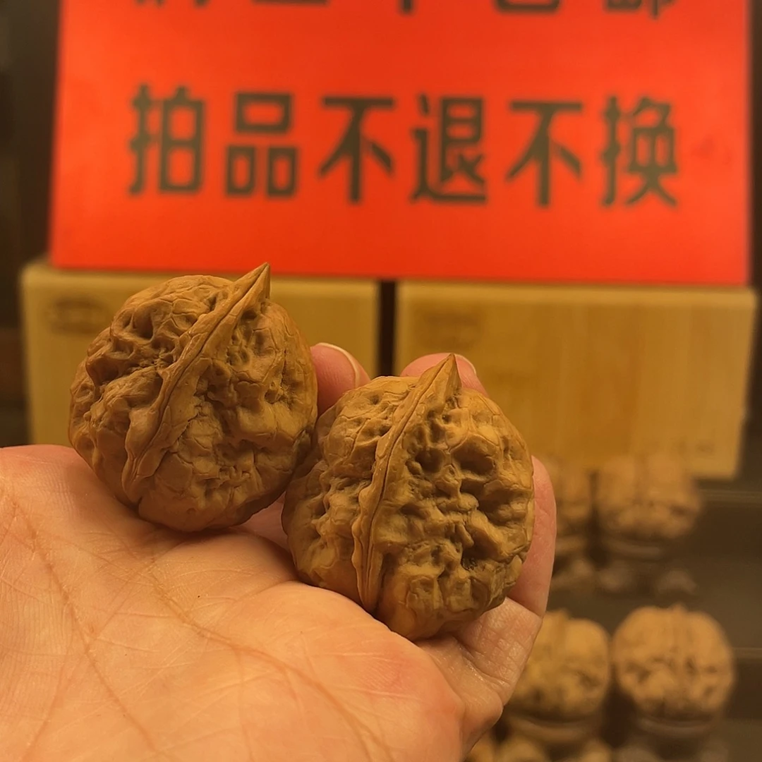 把件文玩核桃龙牙石