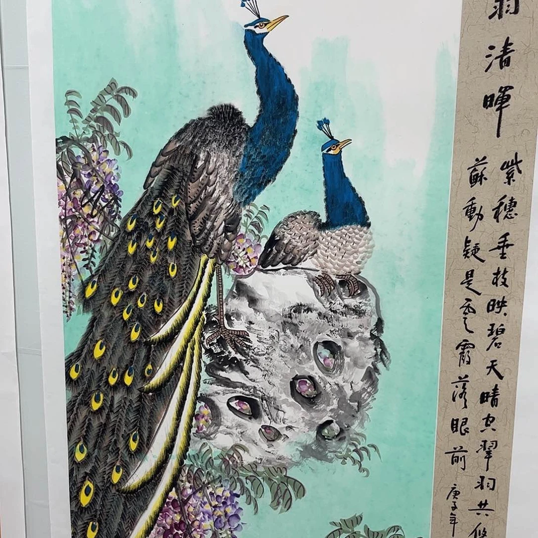 国画纯手绘宣纸国画作品