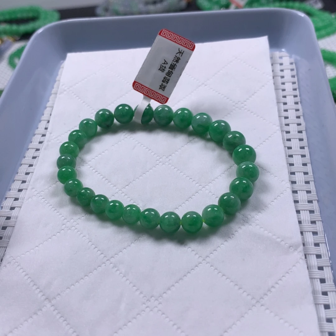 翡翠未镶嵌颈饰手串
