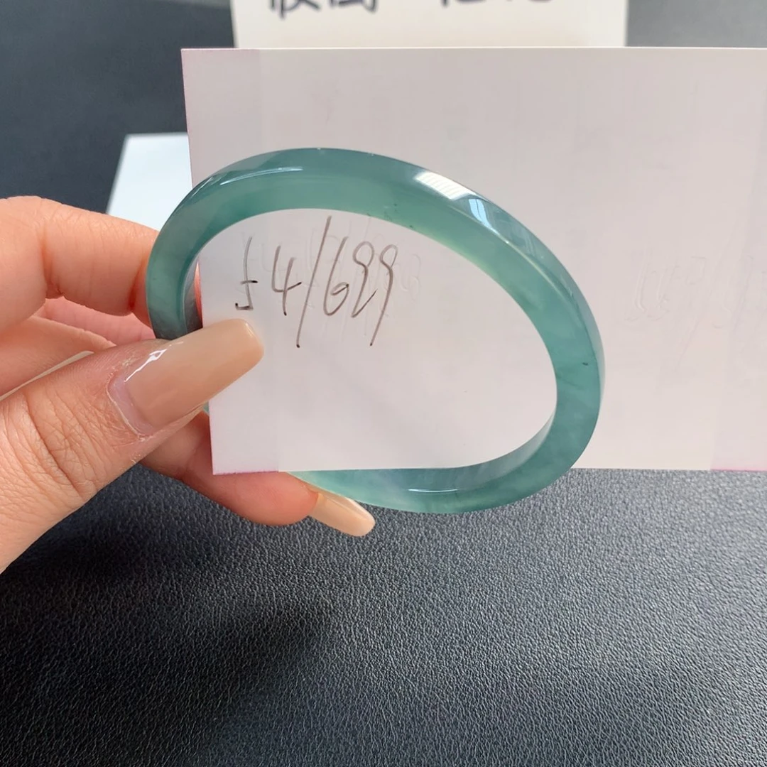 翡翠未镶嵌手镯天然翡翠