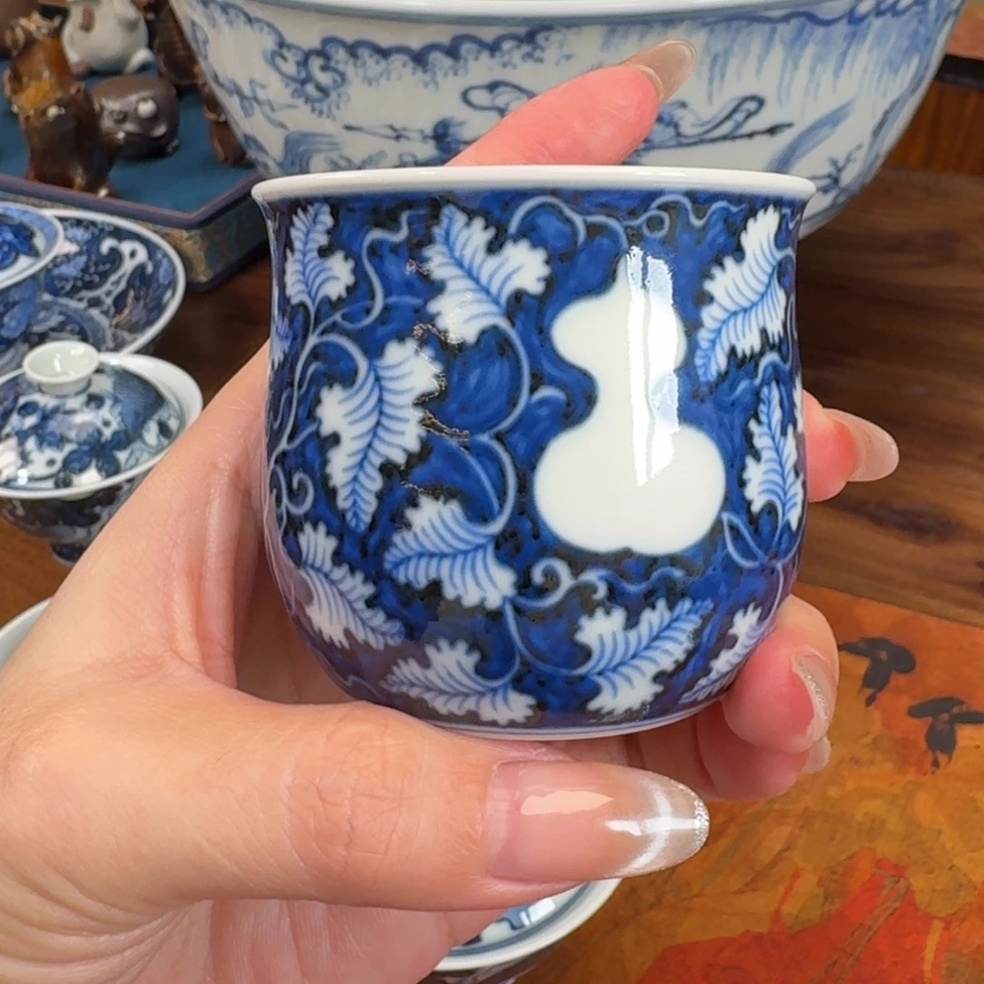 摆件陶柴窑杯杯杯杯