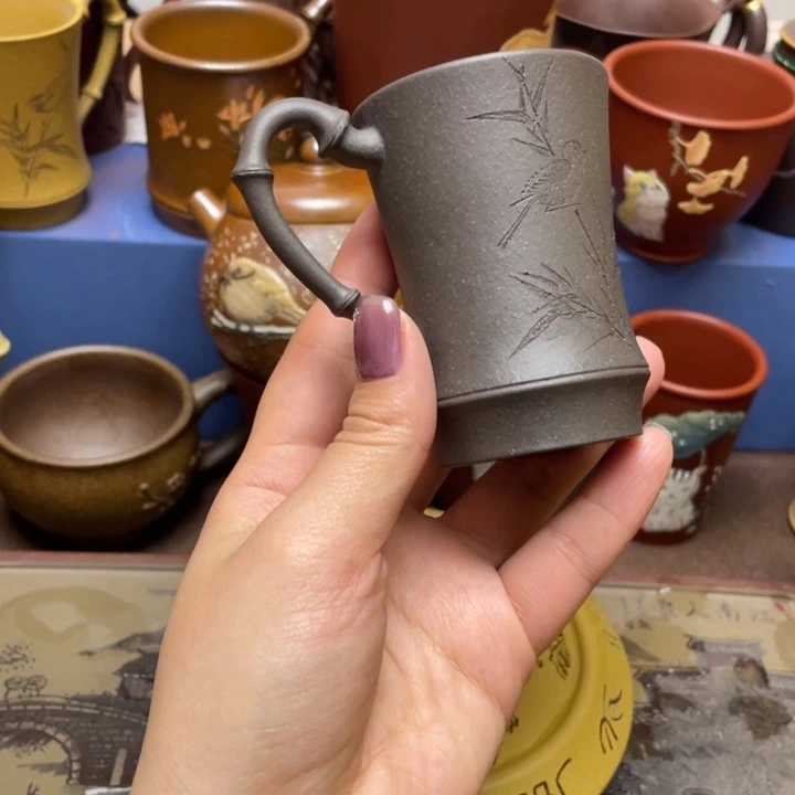 紫砂茶杯紫砂主人杯