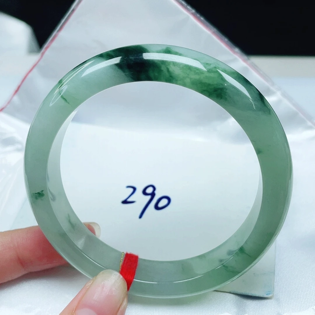 翡翠未镶嵌手镯正圈58