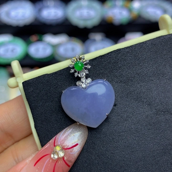 翡翠手链18K金镶嵌翡翠