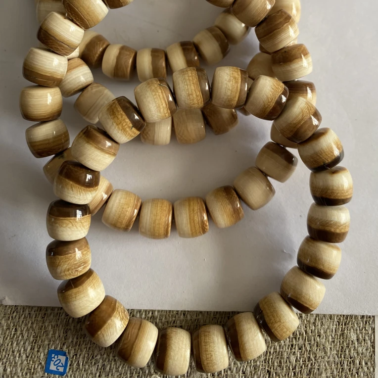 猛犸象牙直切汉堡手串109