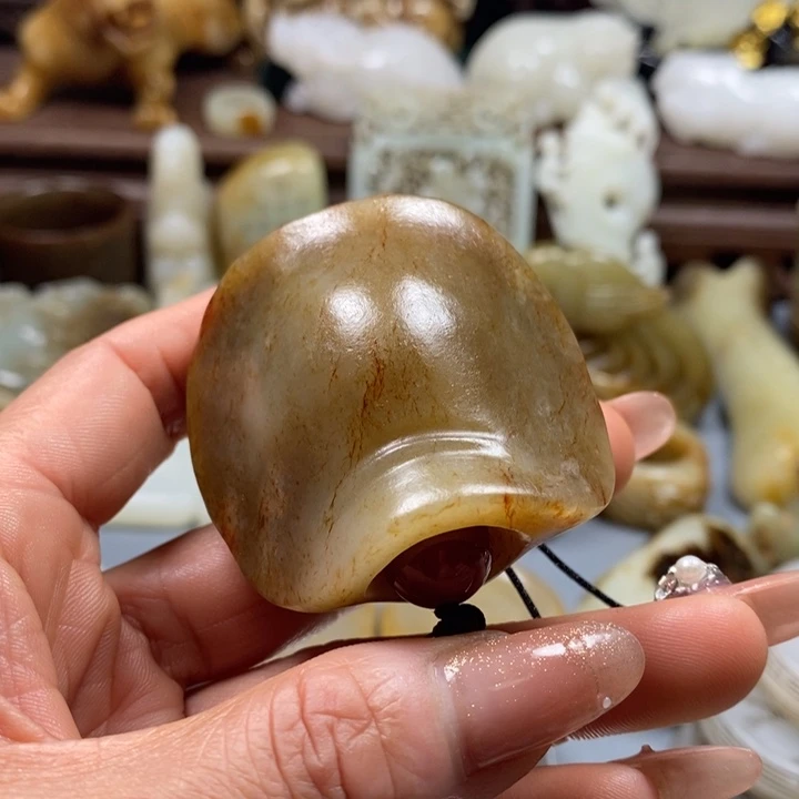 和田玉挂件未镶嵌融*