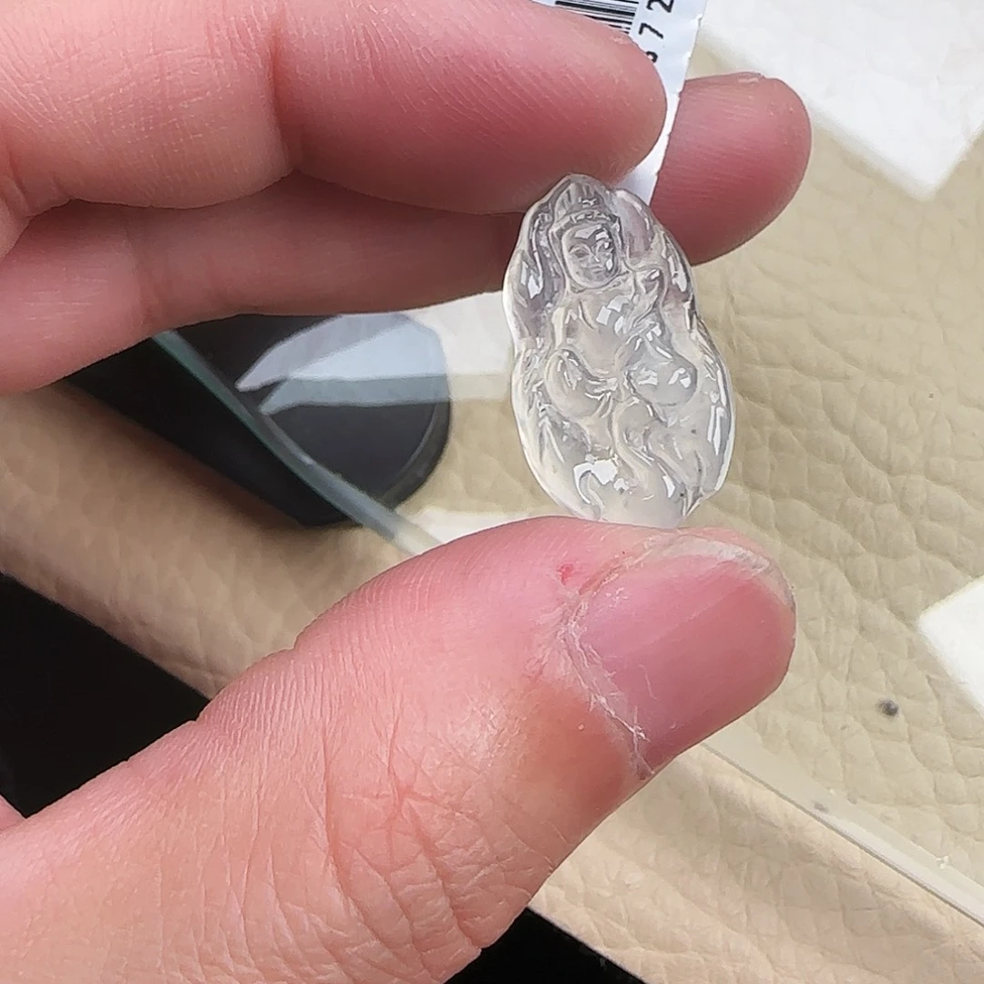 天***靑翡翠未镶嵌颈饰翡翠