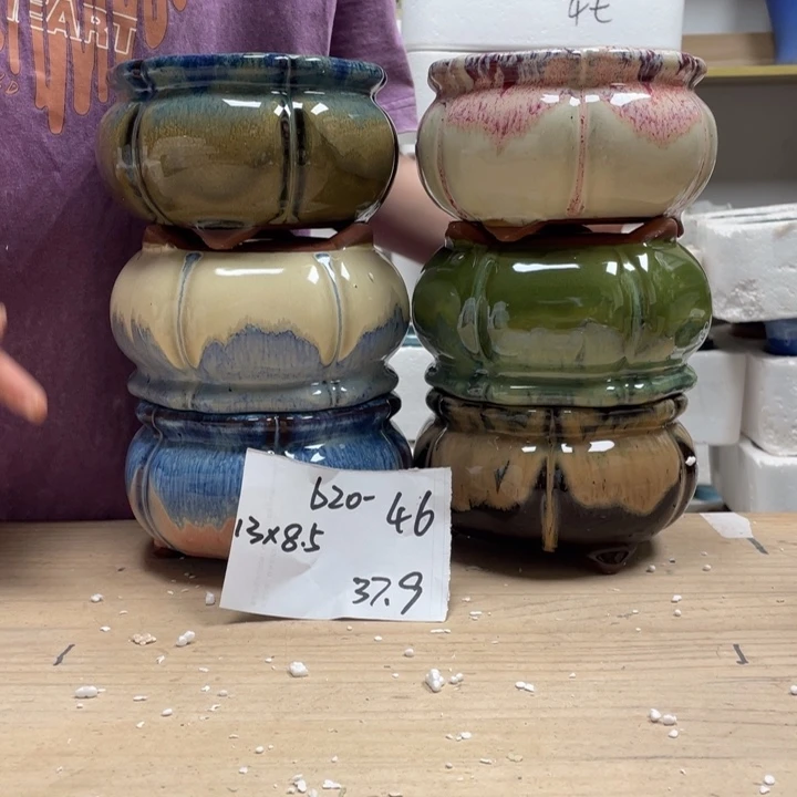 紫砂花盆多肉花盆微瑕46