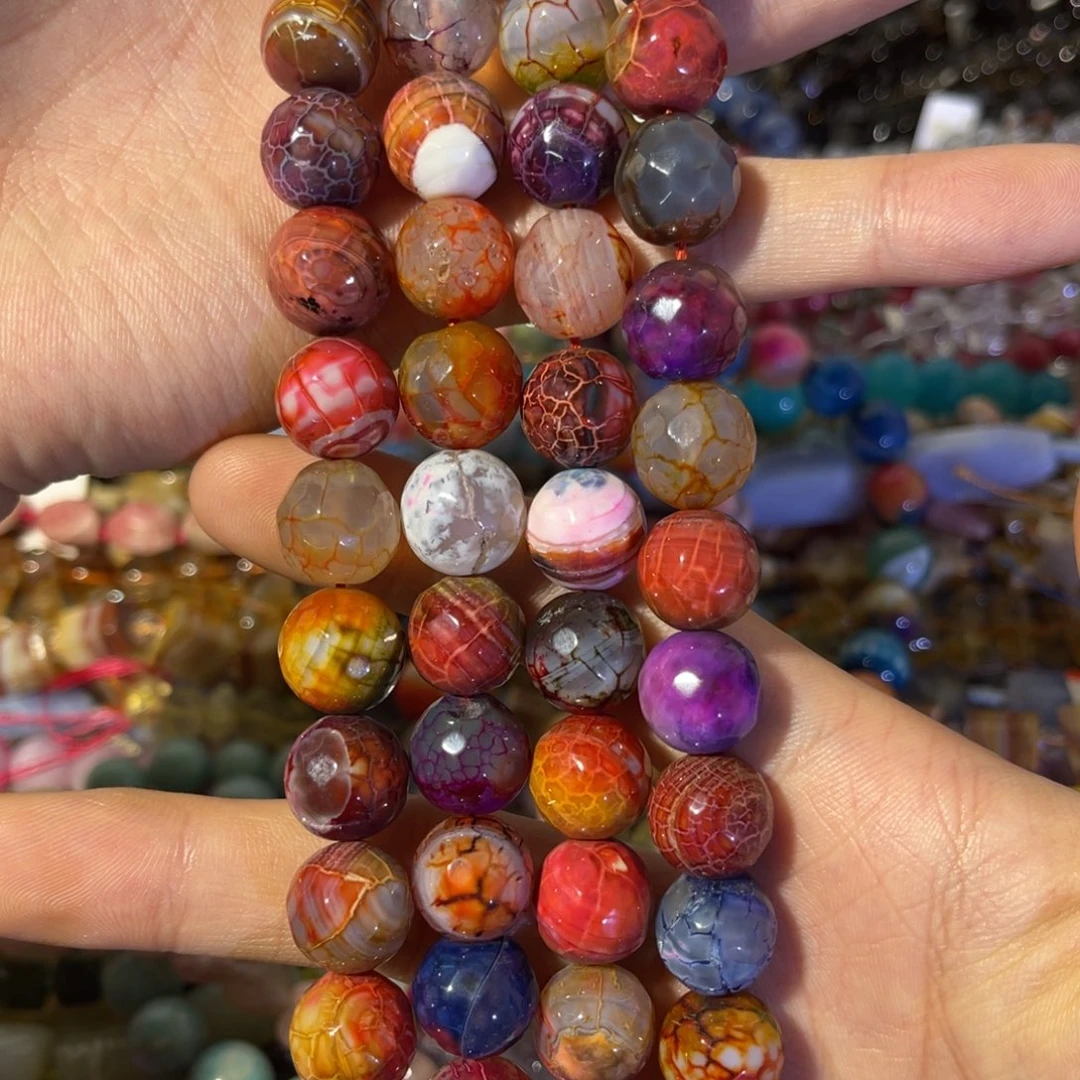 手链银S925镶嵌水晶红石k13油画玛瑙