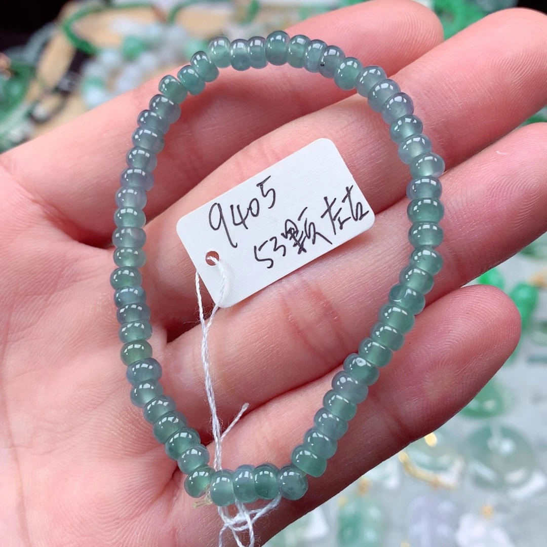 翡翠手链未镶嵌翡翠手串