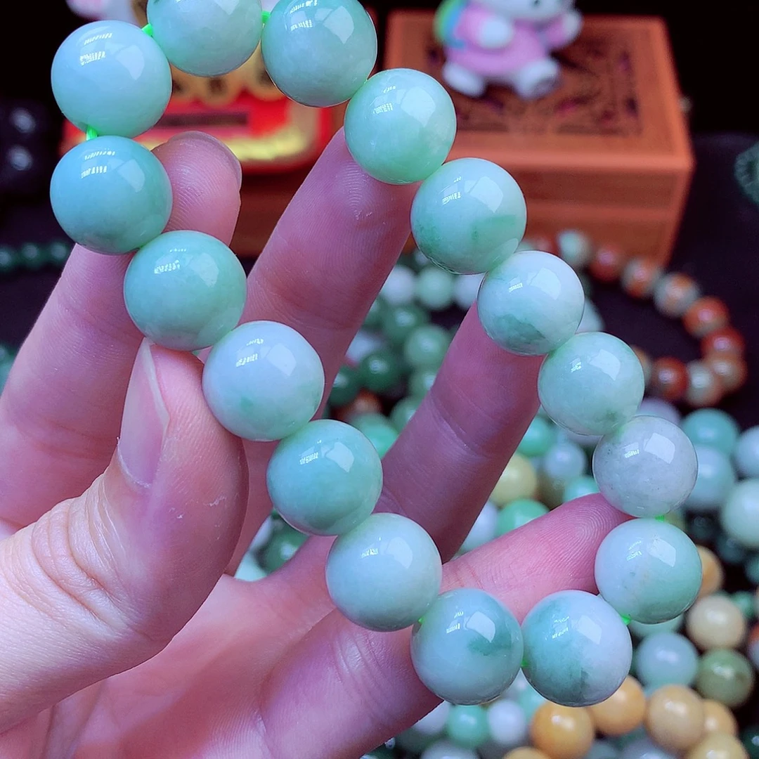 翡翠未镶嵌毛衣链