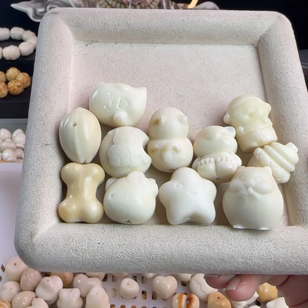 菩提根/象牙果手串微瑕牙果11颗混组合10