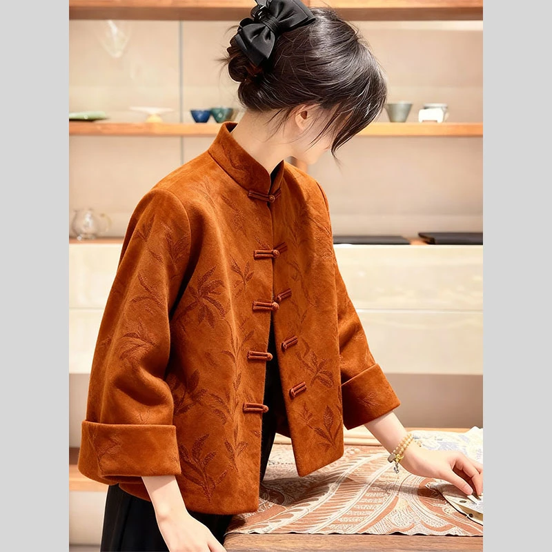 新中式女装国风外套2026新款今年流行爆款气质高级感独特复古上衣