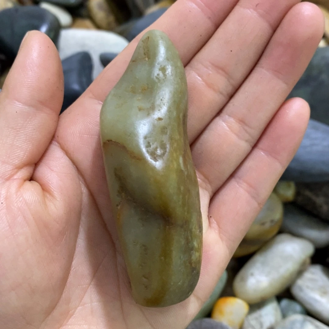 和田玉未镶嵌挂件10