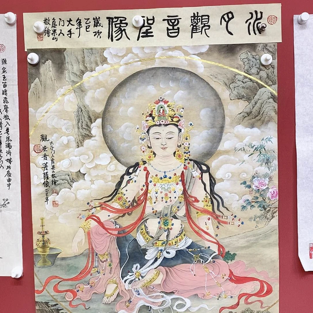 国画大风堂嫡传-侯果山老师作品路
