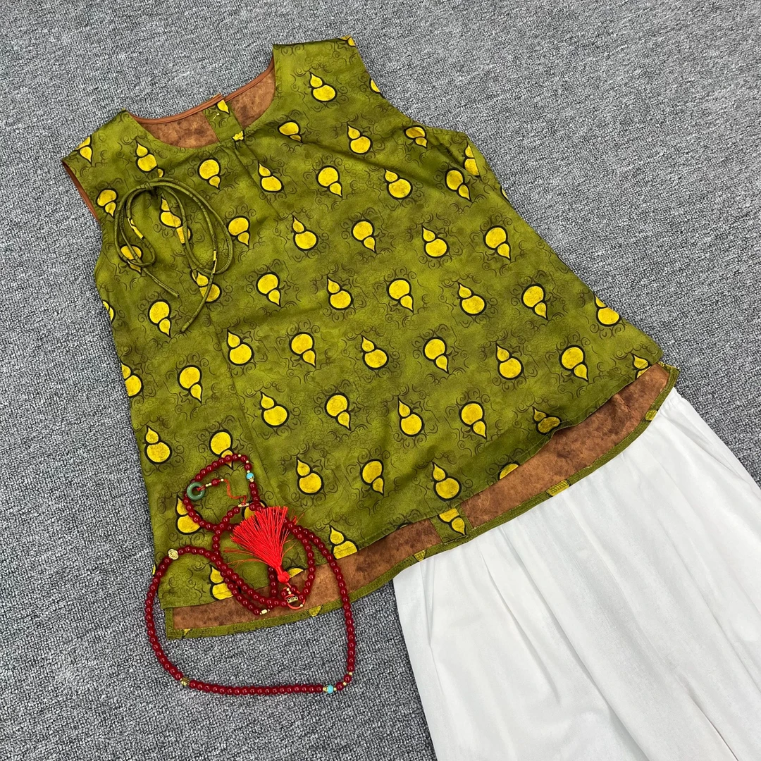 西西家新国风无袖马甲