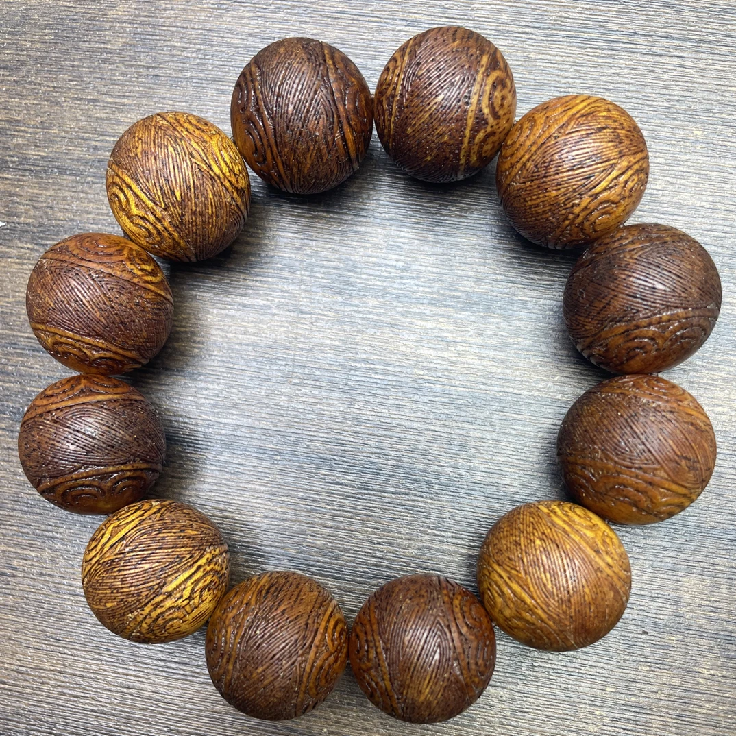 沉香木串高端文玩精品手串F4