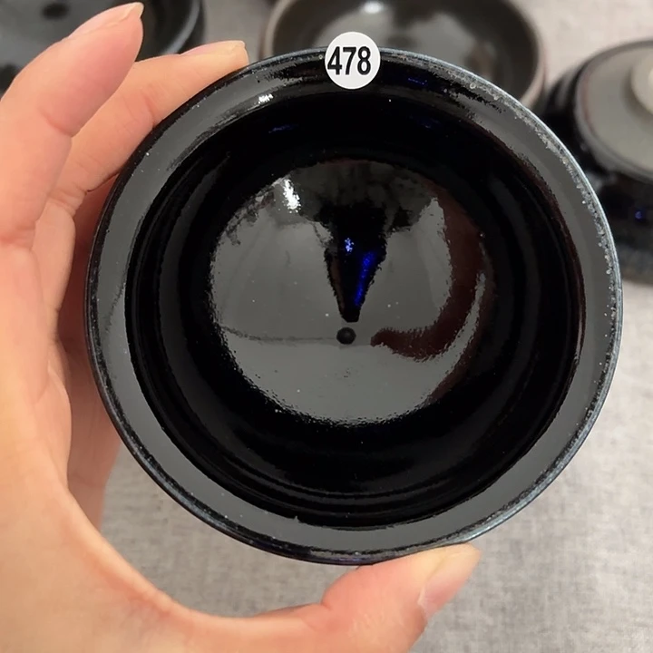 茶盏子衿手工柴烧盏478微瑕乌金