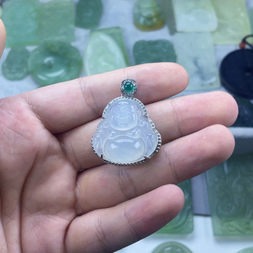 蛇纹石玉颈饰未镶嵌孙*航