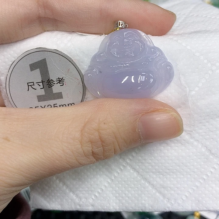 颈饰18K金镶嵌翡翠12345678888