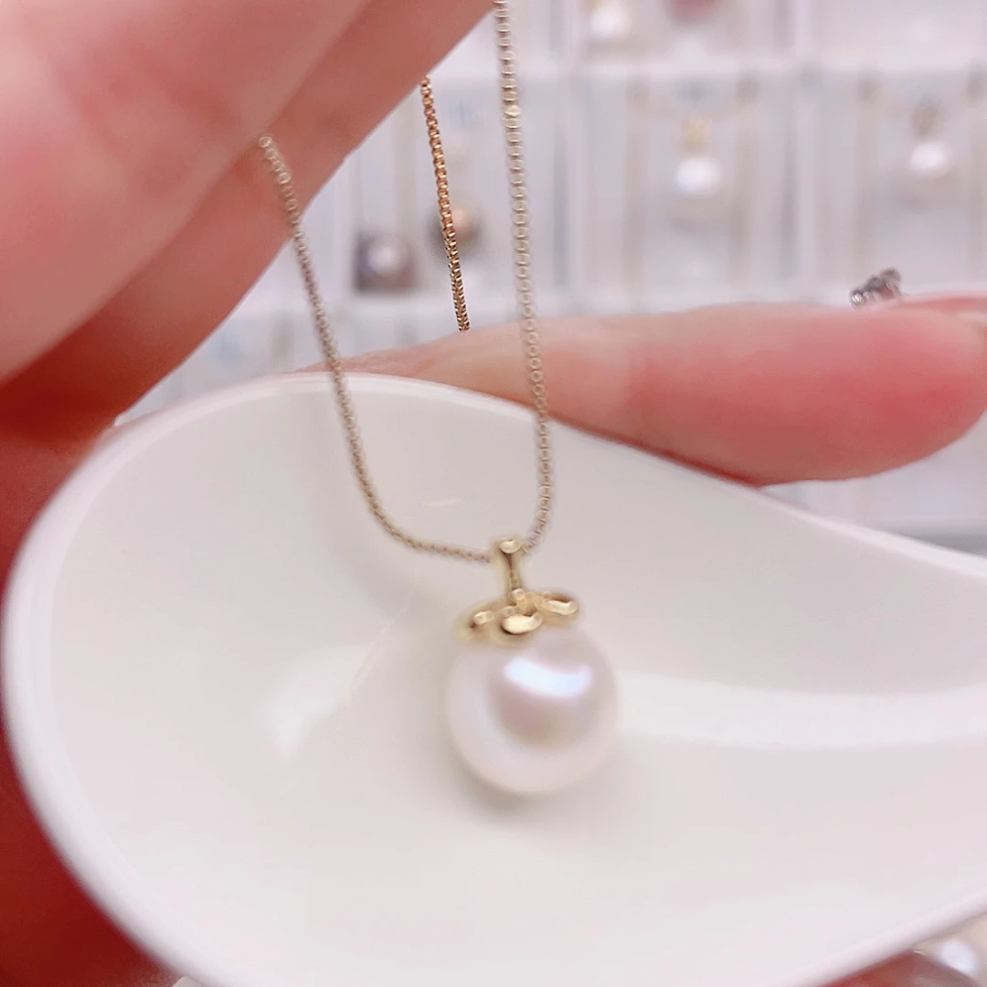 淡水珍珠未镶嵌吊坠(赠链)